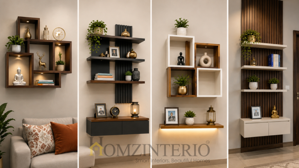 Beautiful and useful home living space with stylish décor, smart storage, indoor plants, and organized furniture